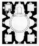 Церковь Рипсимэ в Эчмиадзине, армения. 618 г. пристройка колокольни - XVII в. План